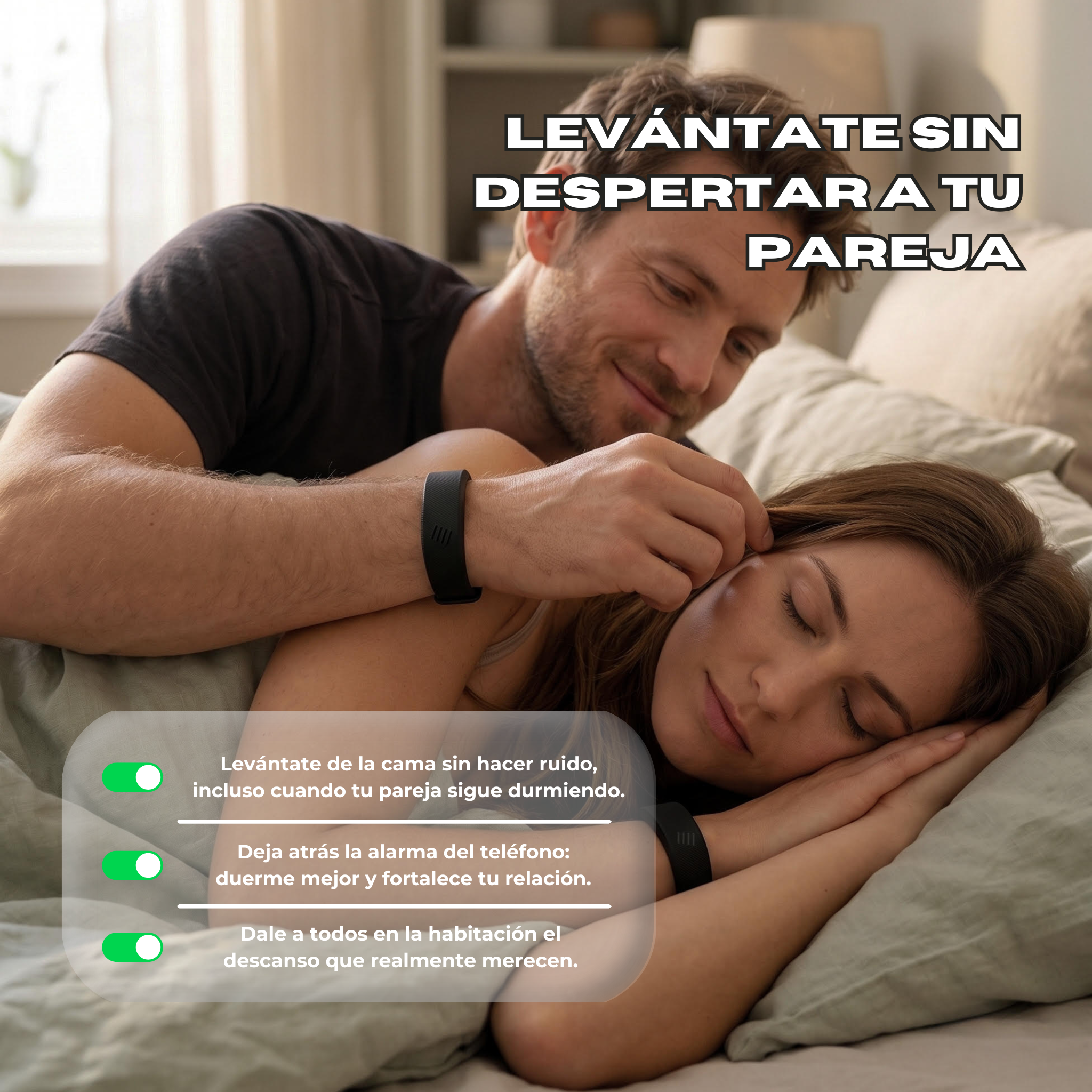 Despierta en silencio y a tu hora NURSLEEP